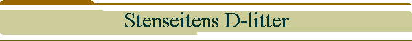 Stenseitens D-litter
